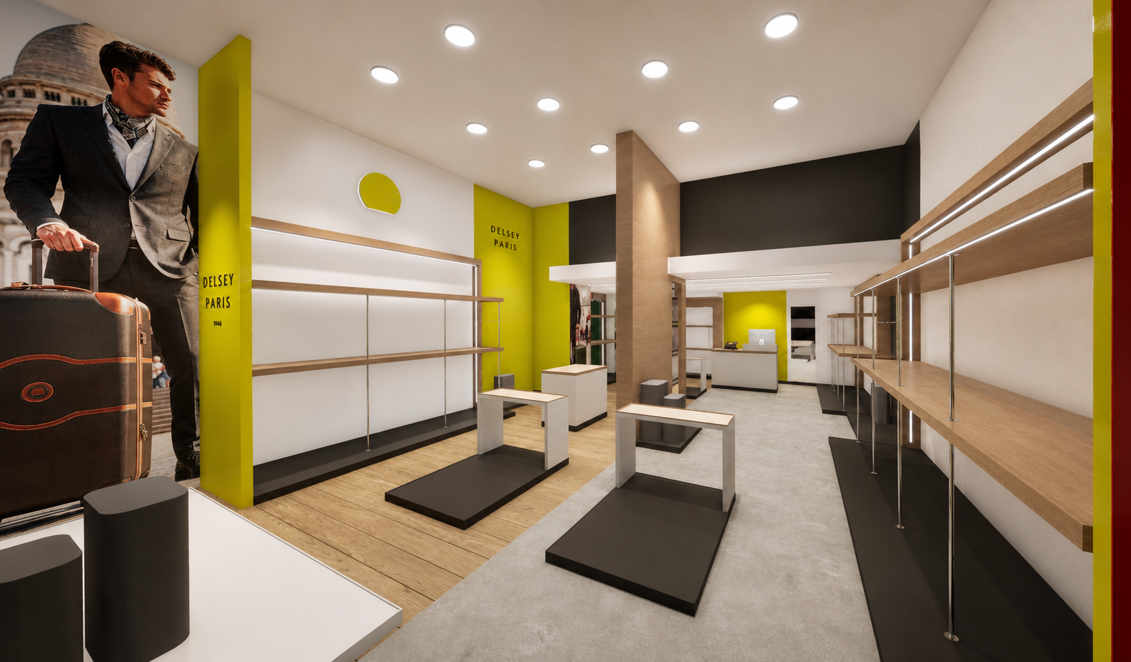 Commercial retail environment by bordAR