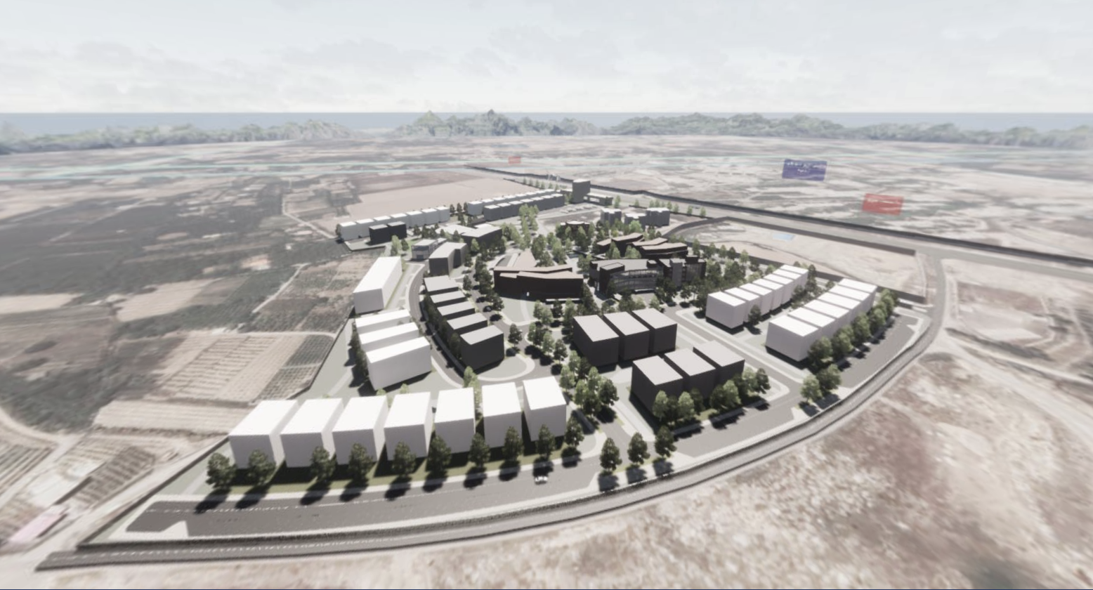 Urban development aerial study by bordAR